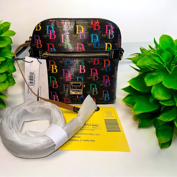 Dooney & Bourke Handbags - Dooney & Bourke NWT DB75 Multi Small Domed Everyday Crossbody Bag Clutch Purse